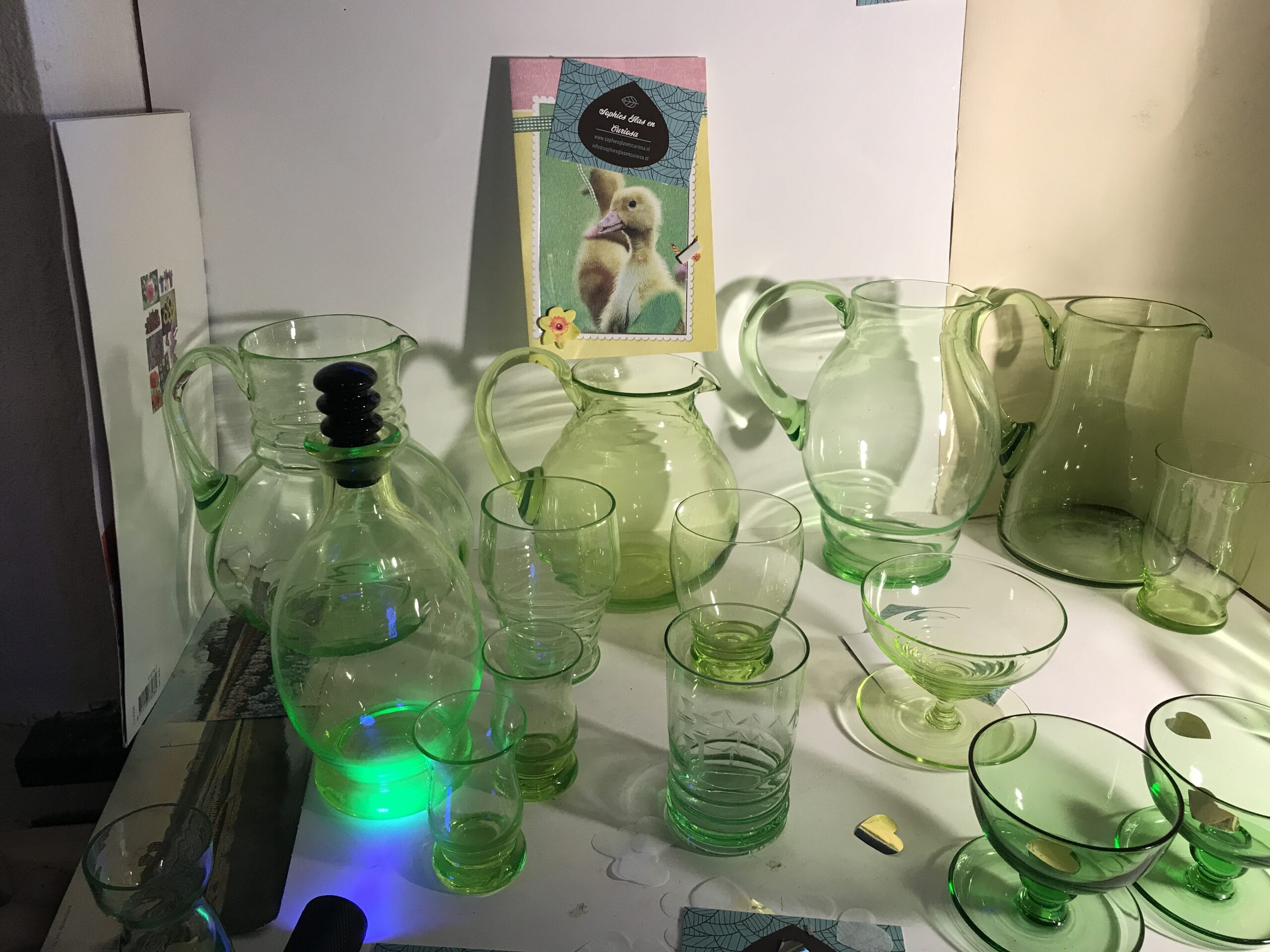 Maaltijd Werkelijk Voorzichtig Annagroen Glas | Sophies glas en Curiosa